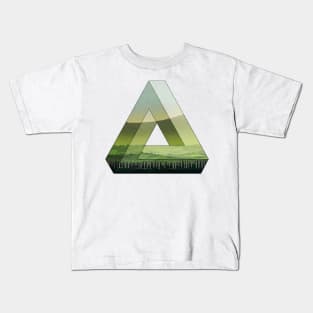 Take Me To The Other Side - Impossible Geometry and Nature Kids T-Shirt